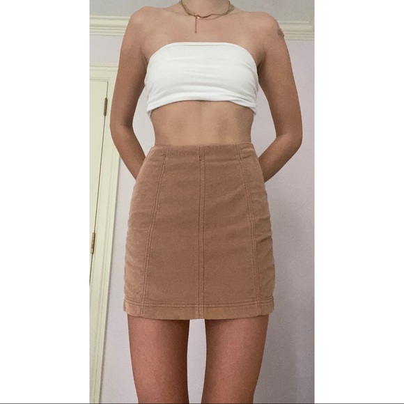 Free People Modern Femme Cord Mini Skirt - Picture 1 of 4
